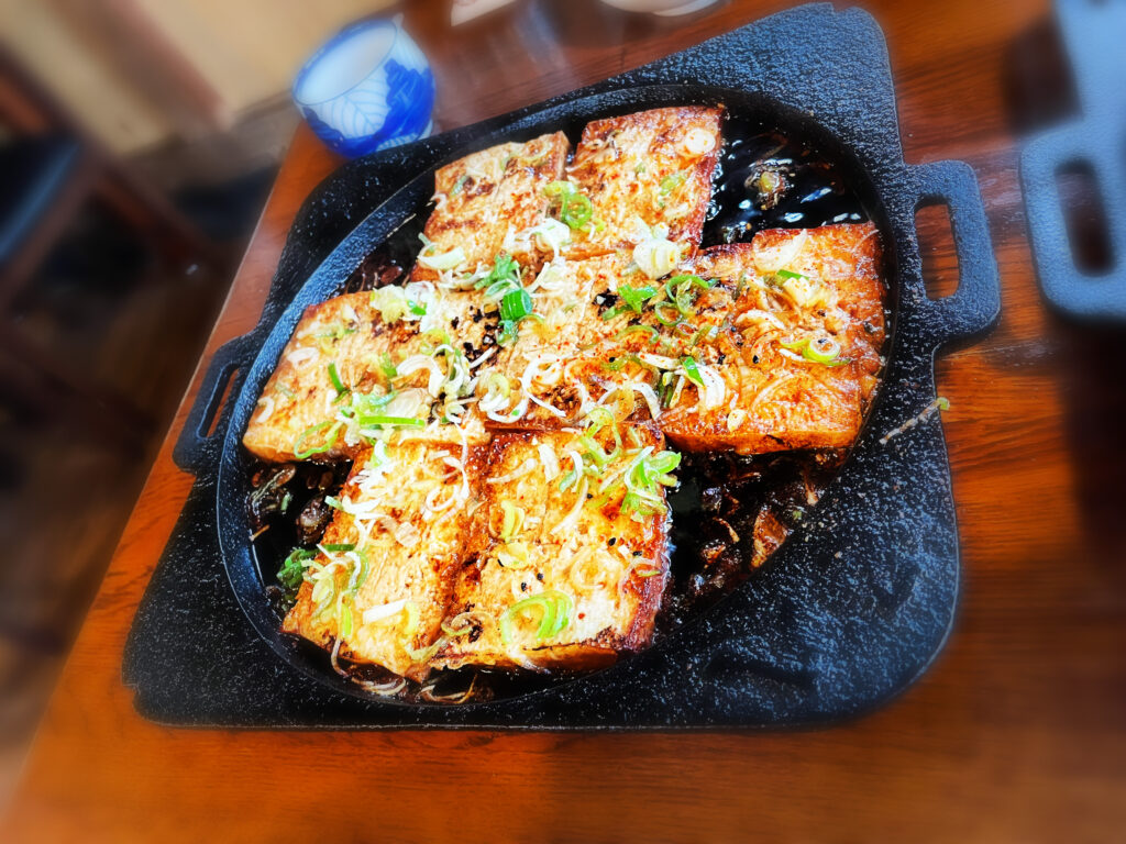 鉄板焼き豆腐定食